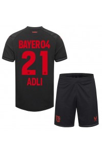 Fotbalové Dres Bayer Leverkusen Amine Adli #21 Dětské Domácí Oblečení 2023-24 Krátký Rukáv (+ trenýrky)